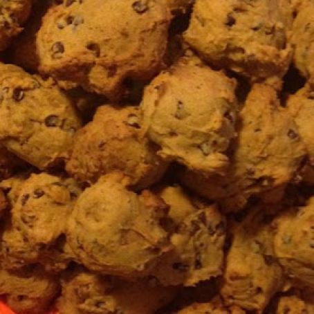 Egg Free Chocolate Chip Pumpkin Cookies