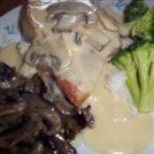 Pork Chops in Creamy Dijon Mushroom Sauce