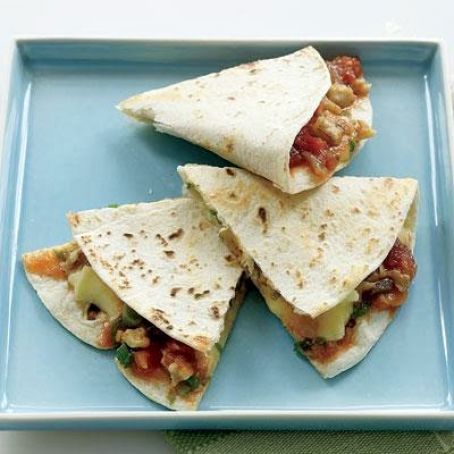 Meals (Fruit & Brie Quesadillas)