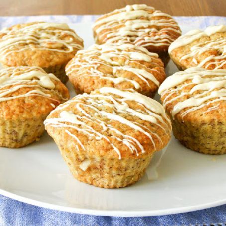 Banana Muffins with White Chocolate