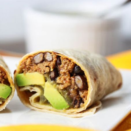Turkey and Avocado Burrito