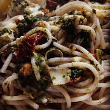 Pasta w/Artichoke Hearts, Sun Dried Tomatoes & Toasted Almonds
