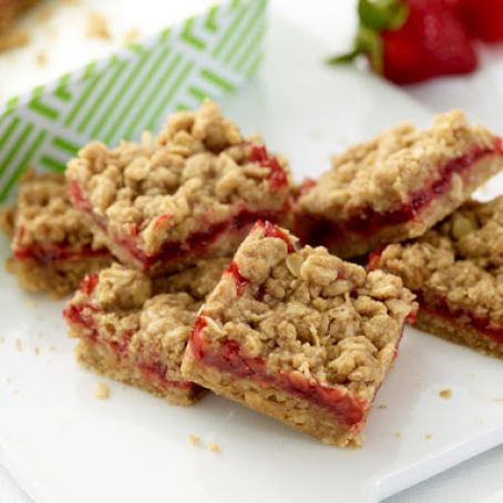 Strawberry Oatmeal Bars