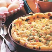 Frittata With Ham and Green Pepper
