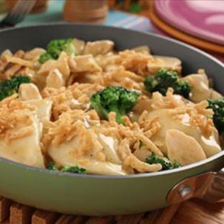 Broccoli Pierogi Skillet