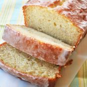 Banana Pound Cake with Banana Glaze (2 loaf pans)