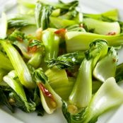 Greens with Garlic and Chiles