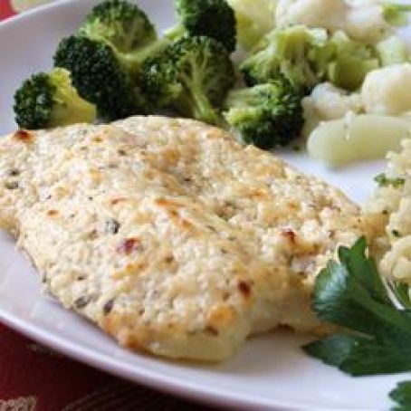 Broiled Tilapia Parmesan