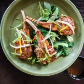 Grilled Lamb Chops with Ginger Sauce