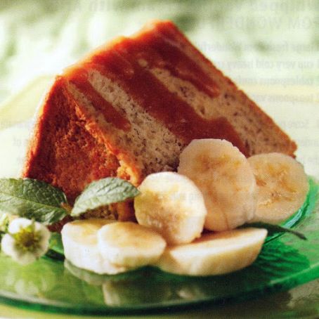 Best Ever Banana Angel Cake