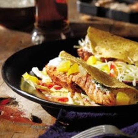 Grilled Salmon Soft Tacos