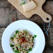 Dried-Porcini-Mushroom Risotto with Goat Cheese