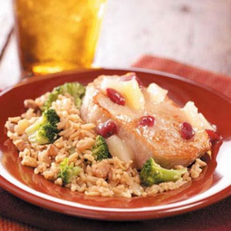 Cranberry-Pineapple Pork Chops