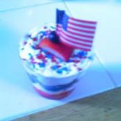 Patriotic Gelatin and Berry Fluff