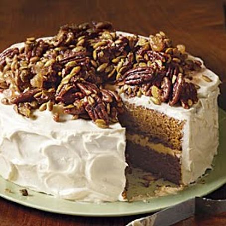 Brown Butter Pumpkin Layer Cake