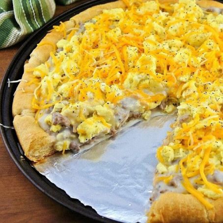 Sausage Breakfast Pizza