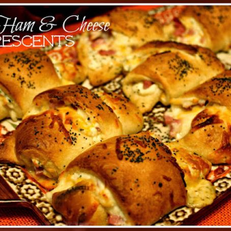 Hot Ham and Cheese Crescents