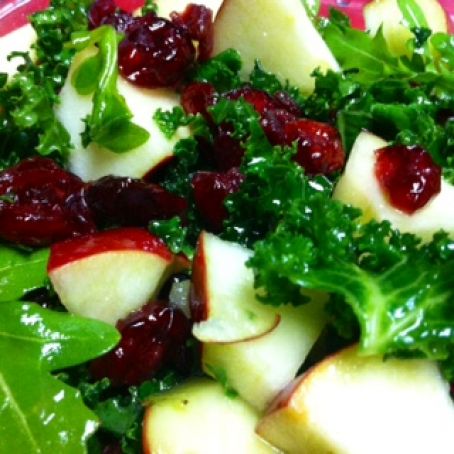 Overnight Kale Apple Salad