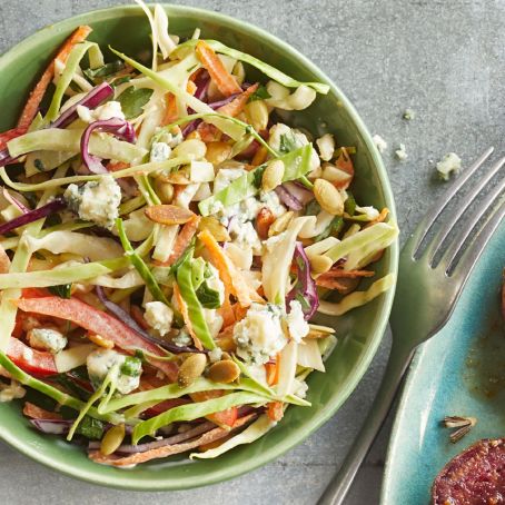 Blue Cheese Veggie Slaw