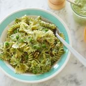Ina’s Pasta, Pesto, and Peas