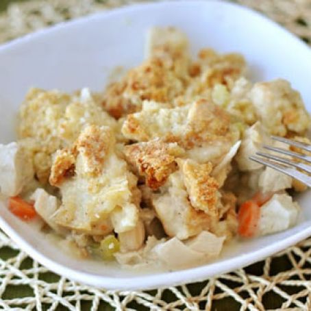 Chicken Pot Pie Crumble
