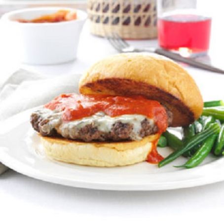 Grilled Italian Burgers Recipe