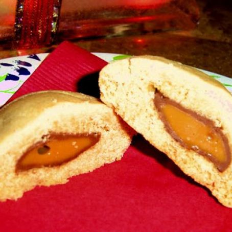 Snicker Surprise Peanut Butter Cookies