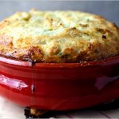 SPAGHETTI SQUASH GRATIN w/BASIL