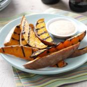 Grilled Sweet Potato Wedges Recipe