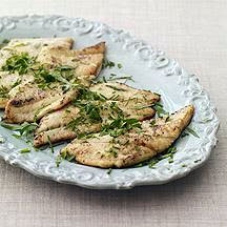Sautéed Flounder with Fresh Herbs