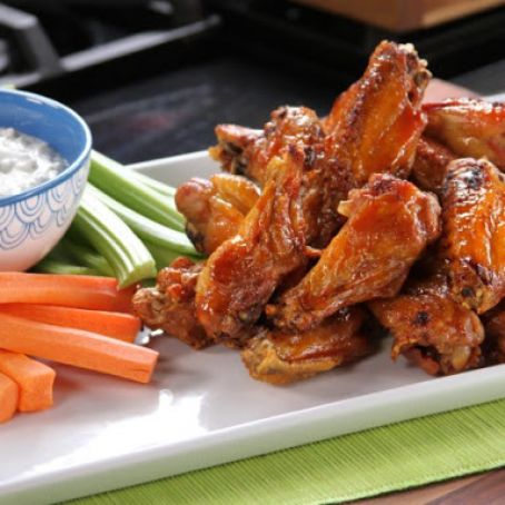 Bobby's Buffalo Wings with Tangy Cheese Dip