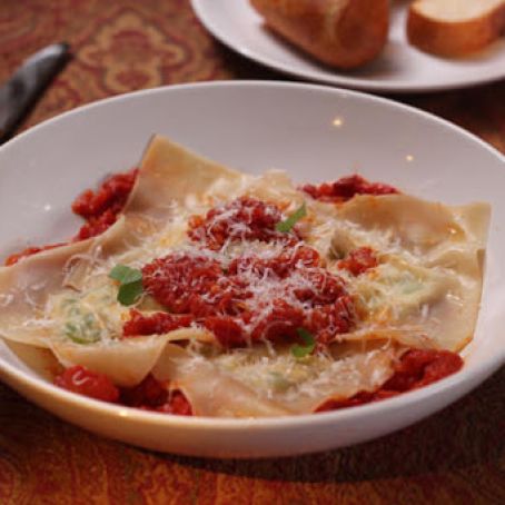 Three Cheese Wonton Ravioli