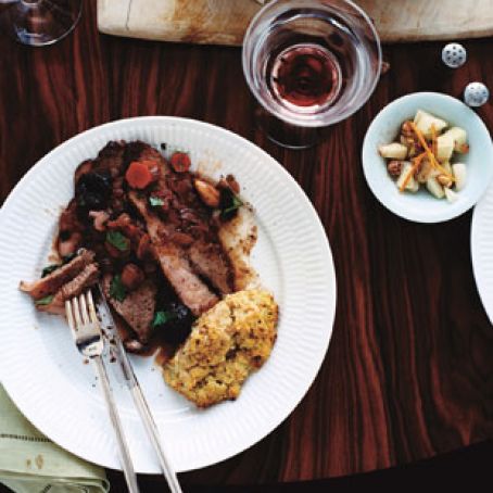 Beef Brisket with Merlot & Prunes