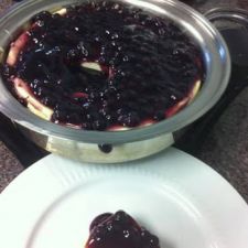 Blueberry cheesecake