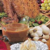2002 Herb-Rubbed Turkey with Roasted Garlic Gravy
