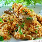 Zesty Beef & Rice Skillet