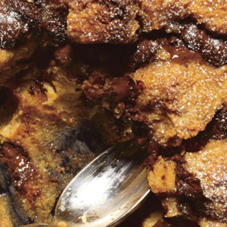 Dulce de Leche & Chocolate Chunk Bread Pudding