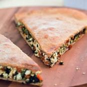 Spinach & Sun-Dried Tomato Stuffed Pizza