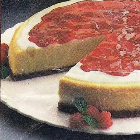 Creamy baked cheesecake