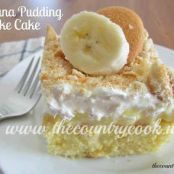 Banana Pudding Poke Cake