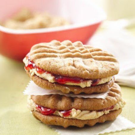 PB&J Sandwich Cookies