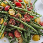 Green Beans with Tomatoes and Bacon