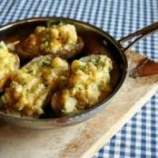 Broccoli and Cheddar Stuffed Taters