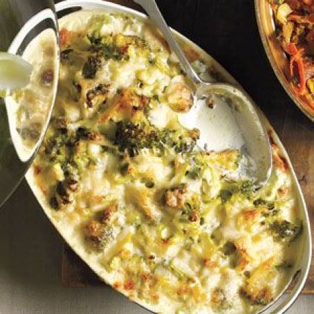 Broccoli and Gruyere Gratin