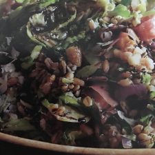  Farrow & Brussel Sprout Bowl with Prosciutto 