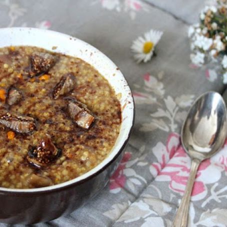 Brain Food Porridge – Millet, Dried Figs, Cinnamon and Orange