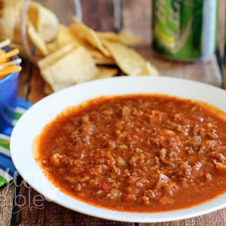 3 Meat Game Day Chili