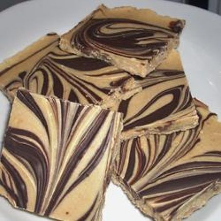 Tiger Butter Chocolates (Chocolate Peanut Butter Fudge)