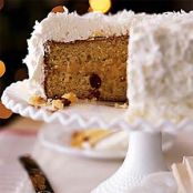 Lemon-Coconut Cake with Whipped Cream Frosting