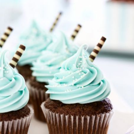 No-Bake Mint Chocolate Cupcakes